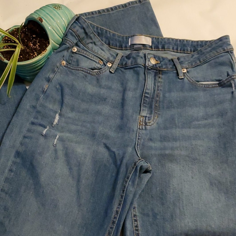Rachel Parcell Distressed Jeans